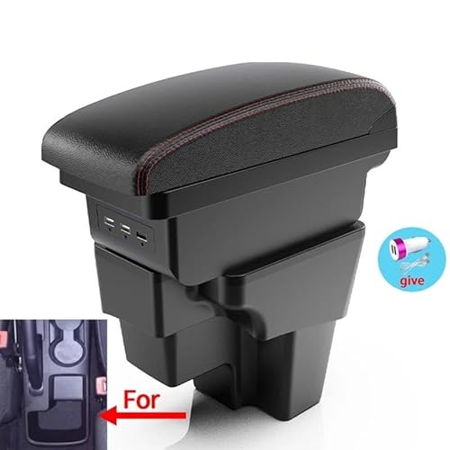 Mittelarmlehne Armlehnenbox Für Kia Für Stonic Für Rio Lx Für Cerato 2015-2024 Auto-Armlehnen-Aufbewahrungsbox Autozubehör Aufbewahrungskonsole(Style B2) von DZSQWETYU