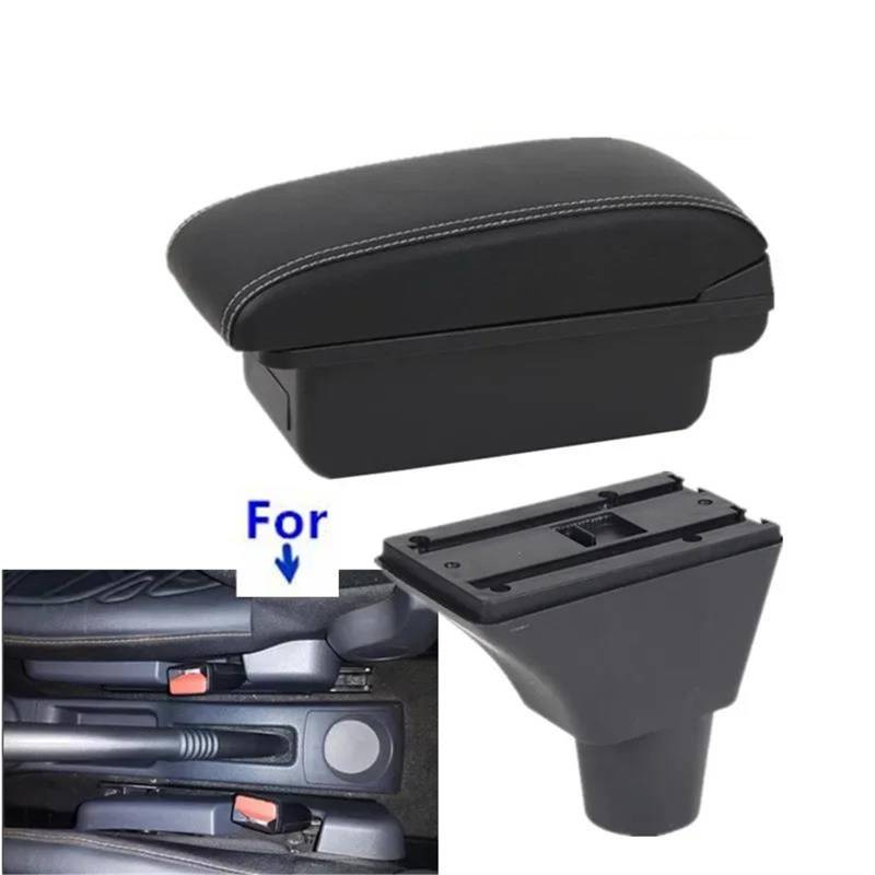 Mittelarmlehne Armlehnenbox Für Sandero Für Stepway Für Dacia Für Sandero Für Logan 2 Auto-Armlehnenbox Aufbewahrungsbox Aufbewahrungskonsole(Style A3) von DZSQWETYU