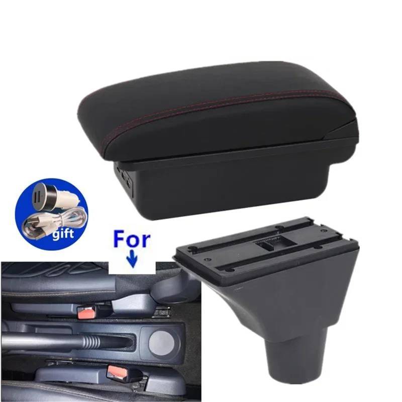 Mittelarmlehne Armlehnenbox Für Sandero Für Stepway Für Dacia Für Sandero Für Logan 2 Auto-Armlehnenbox Aufbewahrungsbox Aufbewahrungskonsole(Style B2) von DZSQWETYU