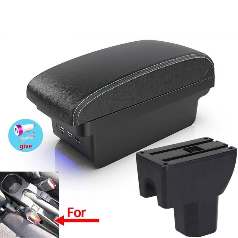 Mittelarmlehne Armlehnenbox Für Suzuki Für Ignis Auto-Armlehnenbox Nachrüstteile Innenaufbewahrungsbox Autozubehör Aufbewahrungskonsole(Style B3) von DZSQWETYU