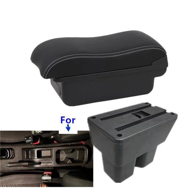 Mittelarmlehne Armlehnenbox Für Suzuki Für Jimny JB74 JB64w 2019-2024 Auto-Armlehnen-Aufbewahrungsbox Nachrüst-Autozubehör Aufbewahrungskonsole(Style A6) von DZSQWETYU