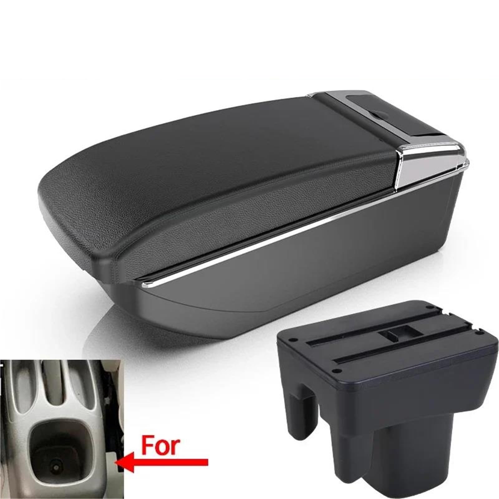 Mittelarmlehne Armlehnenbox Für Toyota Für Avanza 2009–2015 Armlehnenbox Zentrale Aufbewahrungsbox Internes Autozubehör Aufbewahrungskonsole(Style B2) von DZSQWETYU