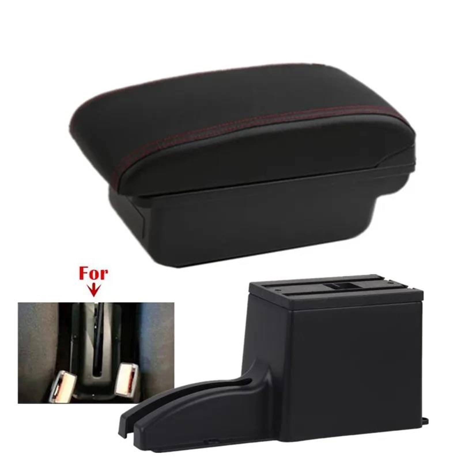 Mittelarmlehne Auto Armlehne Für Lada Für Granta Für Kalina Für Nissan Für Datsun Armlehne Box Auto Lagerung Box Innen Aufbewahrungskonsole(Style A2) von DZSQWETYU