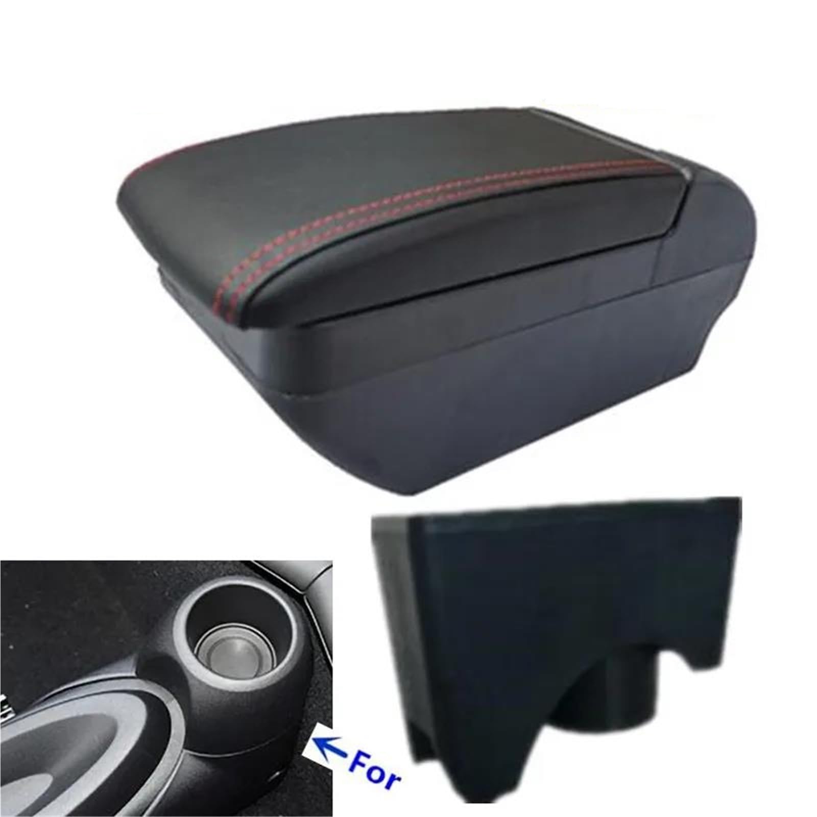 Mittelarmlehne Auto Armlehnenbox Für Mini Für Cooper Für Countryman Für R53 R56 R57 R58 R60 Armlehnenbox Aufbewahrungsbox Teile Aufbewahrungskonsole(Style F2) von DZSQWETYU