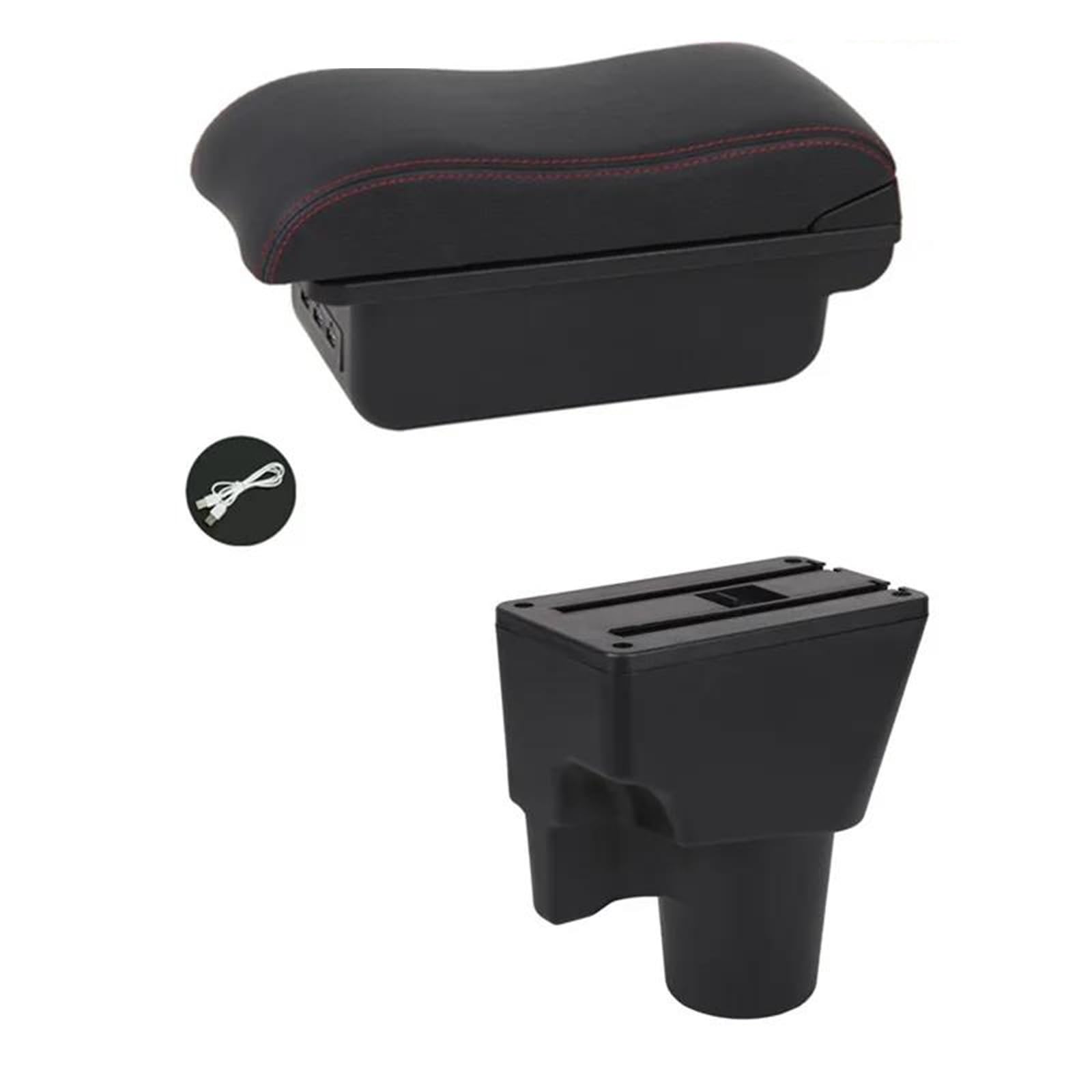 Mittelarmlehne Für KIA Für Picanto Armlehnenbox Zentrale Speicherinhaltsbox Mit Getränkehalterprodukten Innenraum Auto-Styling Aufbewahrungskonsole(Style C5) von DZSQWETYU