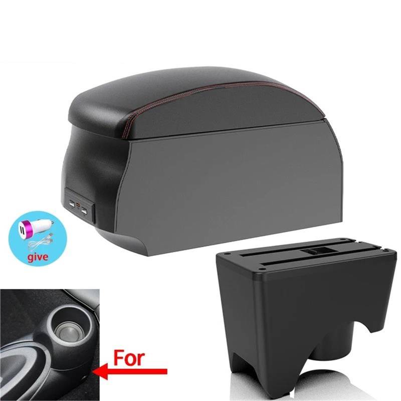 Mittelarmlehne Für MINI Für Cooper Für R50 R52 R53 R56 R57 R58 Für Countryman Für R60 F60 Aufbewahrungsbox Für Die Mittelarmlehne Aufbewahrungskonsole(Style A1) von DZSQWETYU