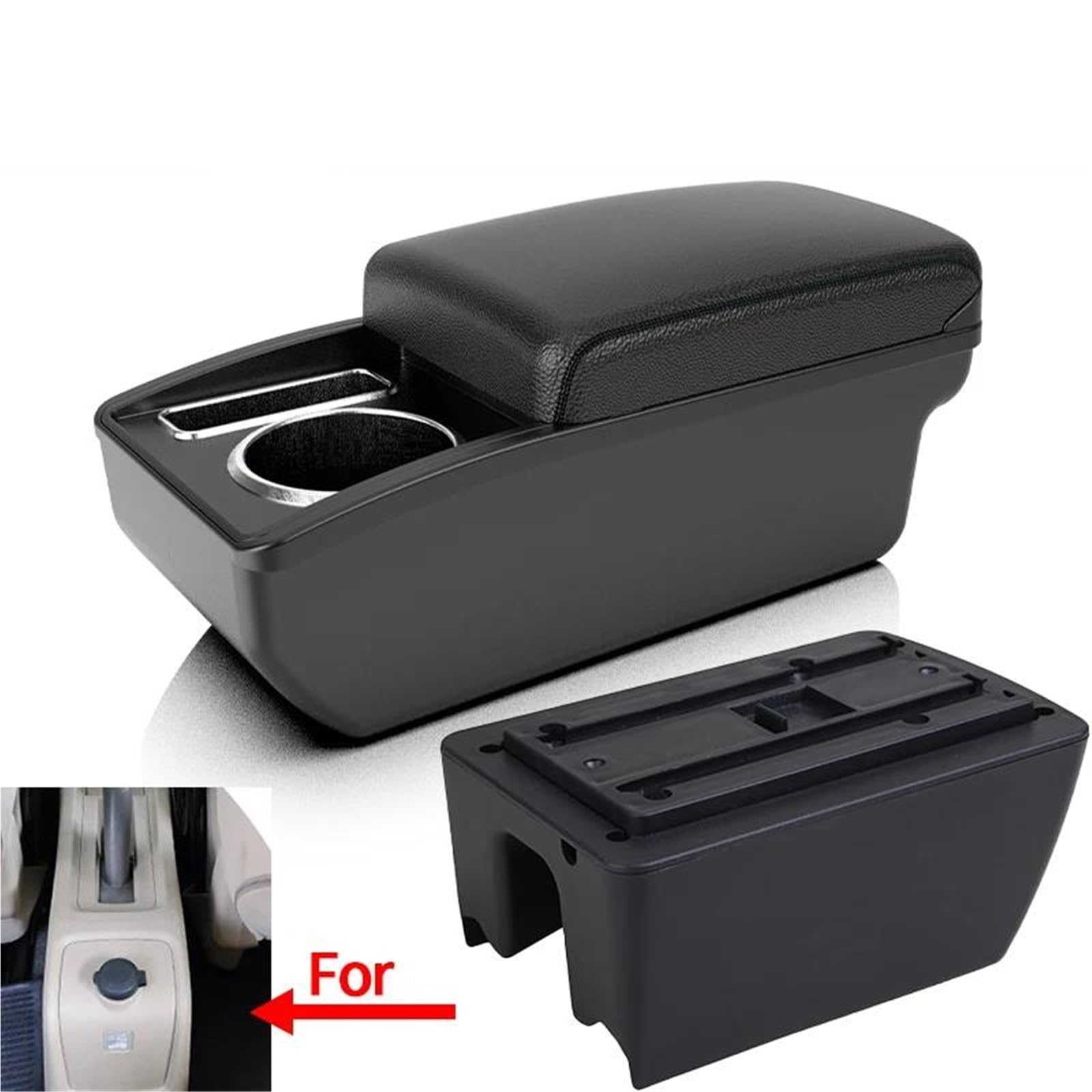 Mittelarmlehne Für Suzuki Für Ertiga Armlehne Interior Center Console Storage Box Armlehne Auto-Styling Zubehör Teile Aufbewahrungskonsole(Style A2) von DZSQWETYU