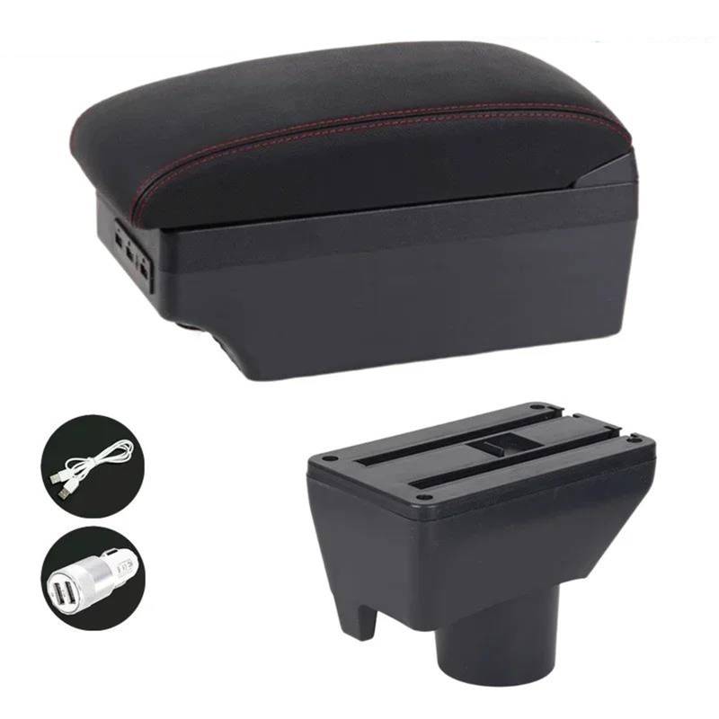 Mittelarmlehne Für Toyota Für Yaris Für Vitz Auto Armlehne Box Center Console Storage Box Aufbewahrungskonsole(Style E2) von DZSQWETYU