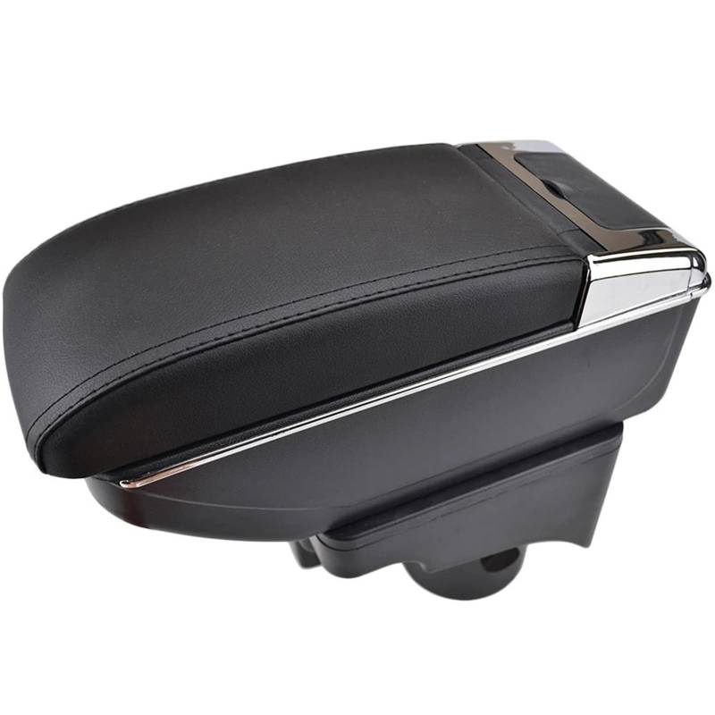 Mittelarmlehne Für VW Für Golf 2010-2014 Duel Central Console Armlehne Storage Fach Aufbewahrungskonsole von DZSQWETYU