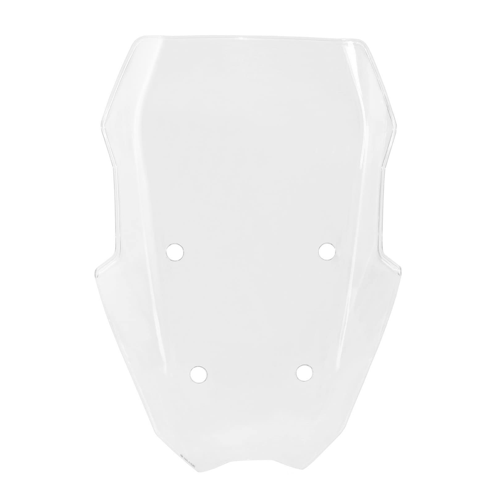 Motorcycle Windscreen Windshield Shield Spoiler Wind Deflector for for C400X 2018-2022 Windschild Windabwei(Transparent) von DZSQWETYU