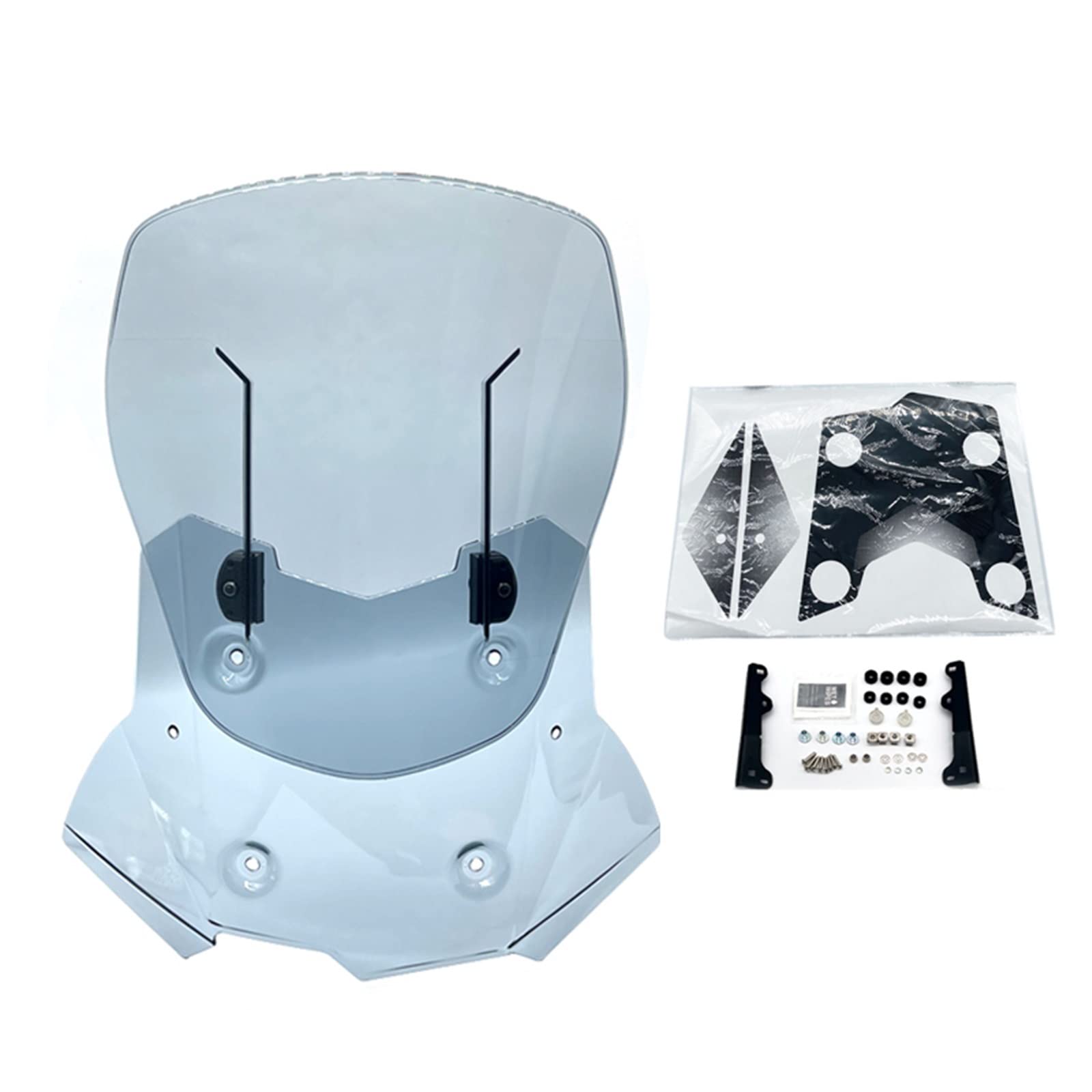 Motorrad Vorne Einstellbare Windschutzscheibe Deflektor Für F750GS Für F850GS 2017-2021 Windschild Windabwei(Light Smoke) von DZSQWETYU