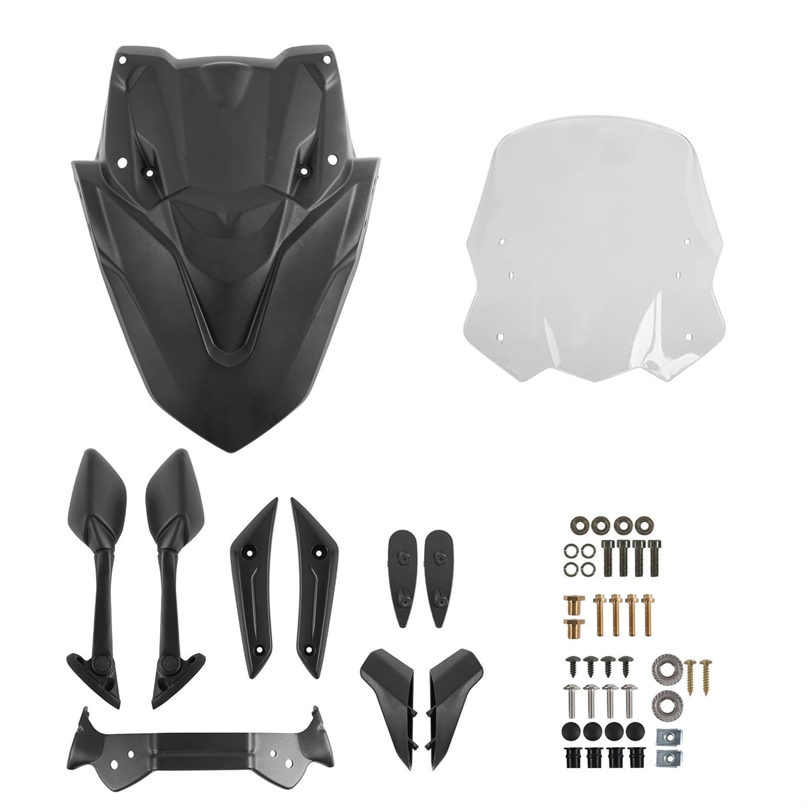 Motorrad-Windschutzscheibe Für Für NMAX155 Für NMAX125 2021 2022 Windschild Windabwei(Clear) von DZSQWETYU
