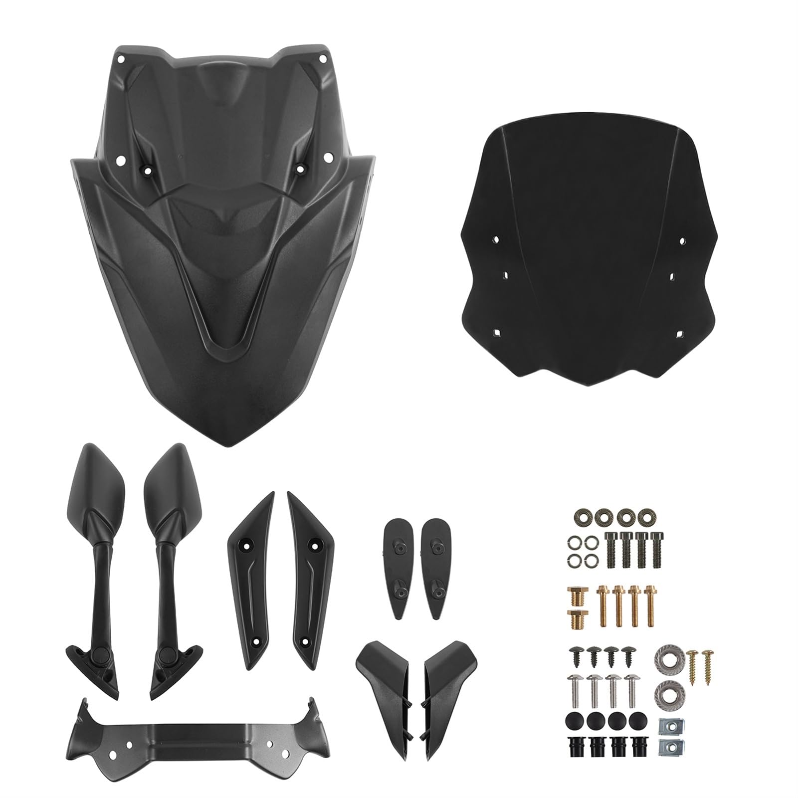 Motorrad-Windschutzscheibe Für Für NMAX155 Für NMAX125 2021 2022 Windschild Windabwei(Smoked) von DZSQWETYU