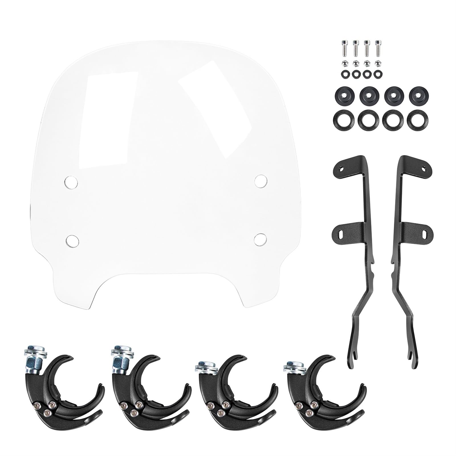 Motorrad-Windschutzscheibe Für Sportster Für S RH1250S 2021–2023 Mit Halterung Windschild Windabwei(Clear) von DZSQWETYU