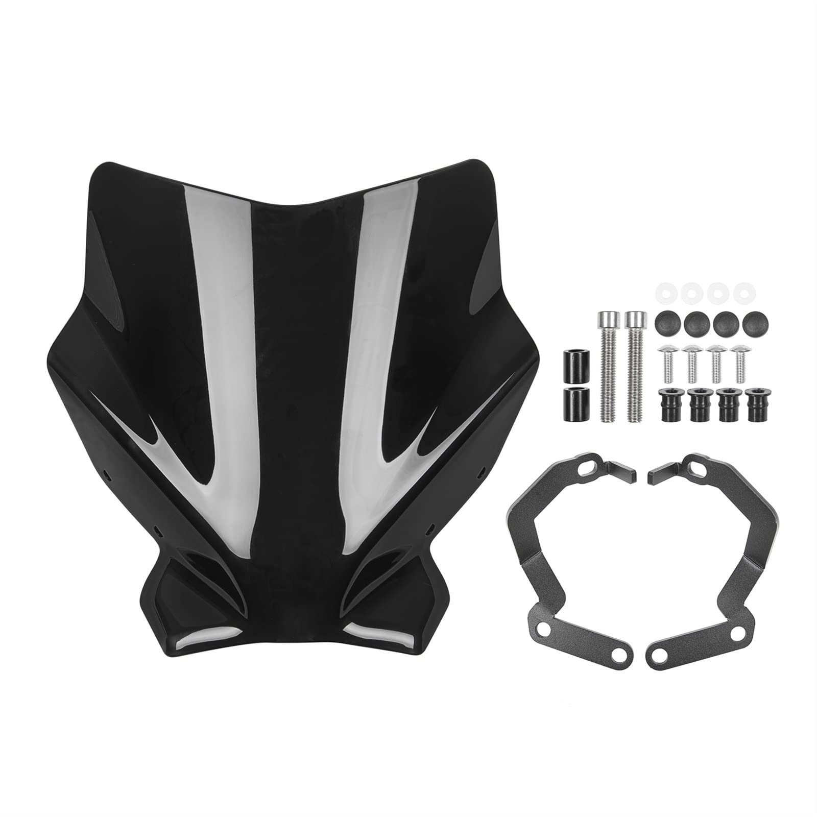 Motorradabdeckung Windschutzscheibe Windabweiser Für Ducati Für Monster 797 2014–2022 Windschild Windabwei(Smoke) von DZSQWETYU