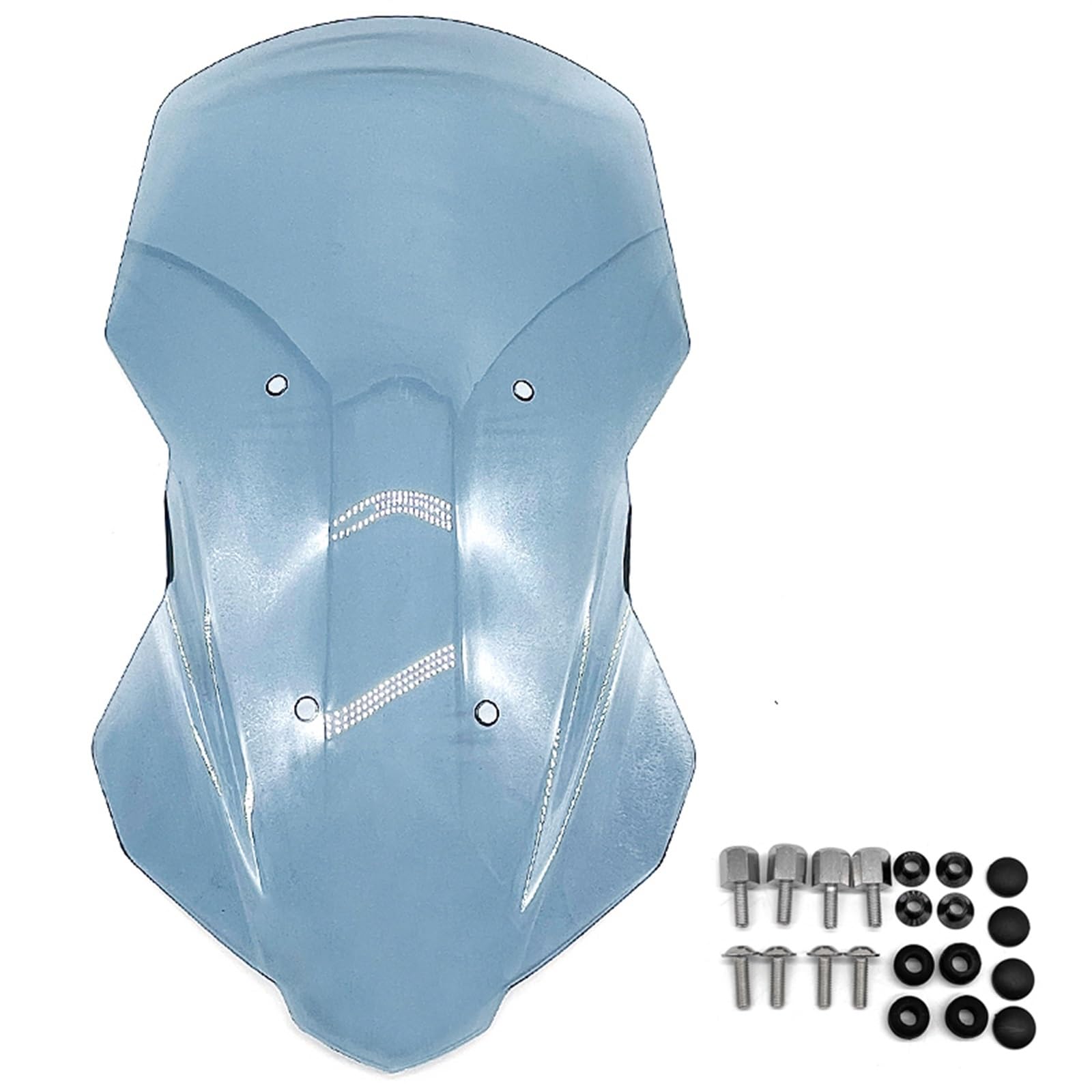 Windschutzscheibe Für Für Tracer 700 2020–2022 Motorrad-Windabweiser Windschild Windabwei(Light Smoke) von DZSQWETYU