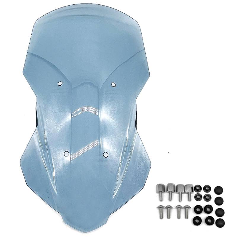 Windschutzscheibe Für Für Tracer 700 2020–2022 Motorrad-Windabweiser Windschild Windabwei(Light Smoke) von DZSQWETYU