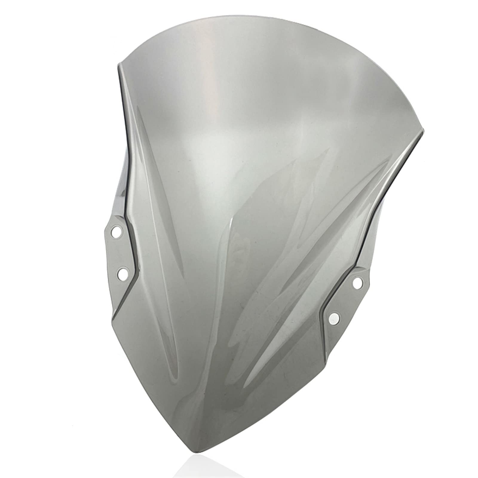 Windschutzscheibe Spoiler Windschutzscheibe Für Kawasaki Für Ninja 400 Für Ninja 250 2018-2021 Windschild Windabwei(Light Smoke) von DZSQWETYU