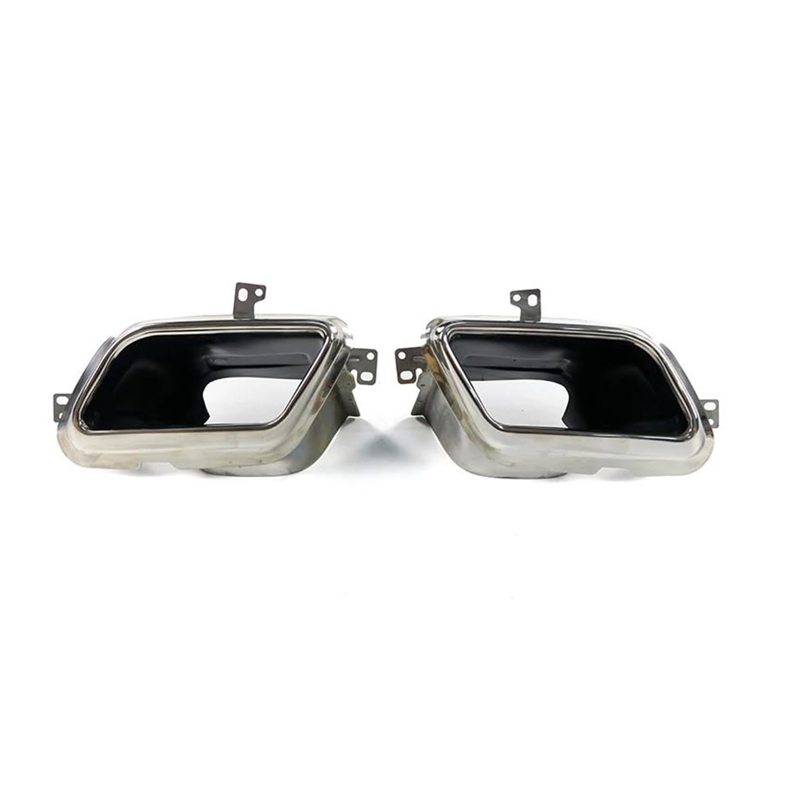 Auspuffrohr Auto Auspuffrohr Platz Schalldämpfer Schwanz Kehle Rohr Für Land Für Rover LR093575 LR093596 Auto Zubehör Echappement Voiture Silencieux(A pair silver) von DZSYANJIASM