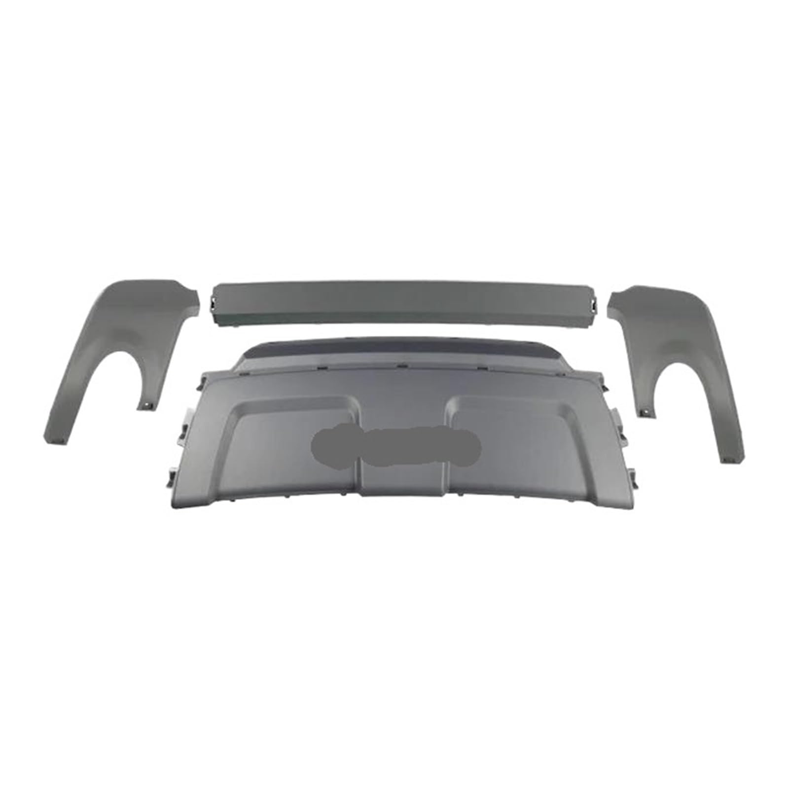 Auspuffrohr Hinten Stoßstange Einsatz Schwanz Throat Auspuff Für Evoque 2012-2019 Stil Auto Zubehör Echappement Voiture Silencieux(A set 4pcs) von DZSYANJIASM