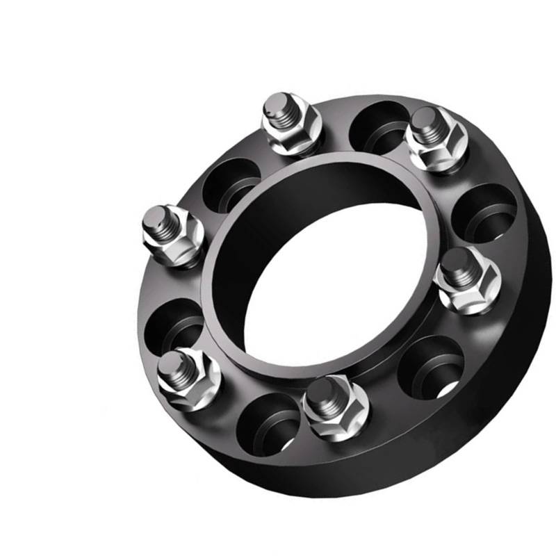 Wheel Spacers 2/4 stücke 6x139,7 93,1mm M12x1,5 Hub Centric Schwarz Geschmiedet Rad Spacer Für Bronco 2021-2024 Flansch Plate30/35/38/50mmmm Spurplatten Spurverbreiterung(4pcs 35mm) von DZSYANJIASM