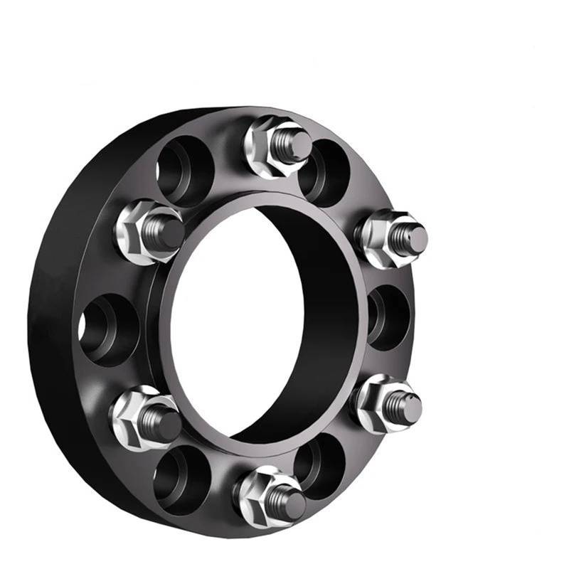 Wheel Spacers 2/4 stücke 6x139,7 93,1mm M12x1,5 Hub Centric Schwarz Geschmiedet Rad Spacer Für Bronco 2021-2024 Flansch Plate30/35/38/50mmmm Spurplatten Spurverbreiterung(4pcs 50mm) von DZSYANJIASM