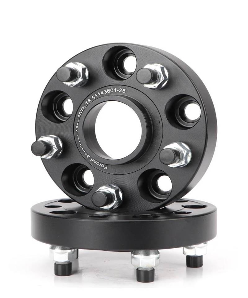 Wheel Spacers 2 Stück 15/20 mm 7075 Aluminium geschmiedete Spurverbreiterungen Adapter PCD 5x114,3 CB = 60,1 mm (ID = OD) M12 * 1,5 für Lexus Spurplatten Spurverbreiterung(2PCS 45MM) von DZSYANJIASM