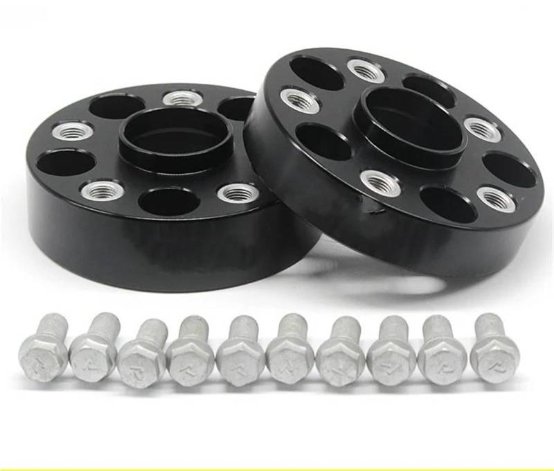 Wheel Spacers 2 stücke 25/30/35mm 5x10 8 63,4mm Rad Spacer Adapter 5 Lugs Anzug Für Volvo universal Auto M12x 1,5 14x 1,5 Spurplatten Spurverbreiterung(2PCS 20mm M14x1.5) von DZSYANJIASM