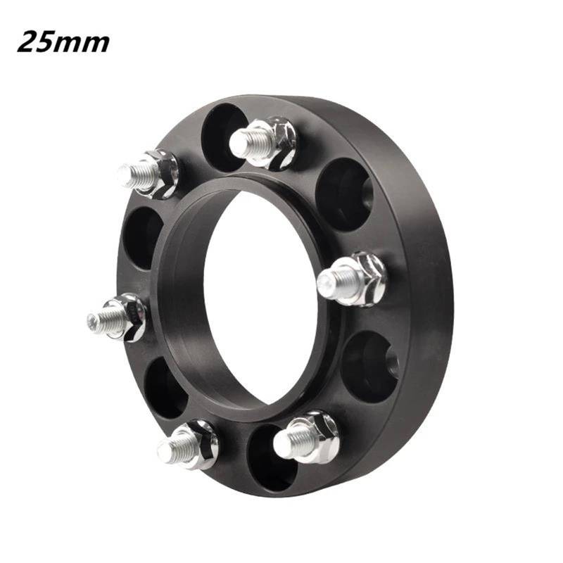 Wheel Spacers Embers Für Toyota Für Land Für Cruiser PCD 6X139.7 CB 95.1 M14X1.5 Geschmiedetes Aluminium Spurverbreiterungen Nabenadapter 2 Stück Spurplatten Spurverbreiterung(2PC Black 25MM) von DZSYANJIASM
