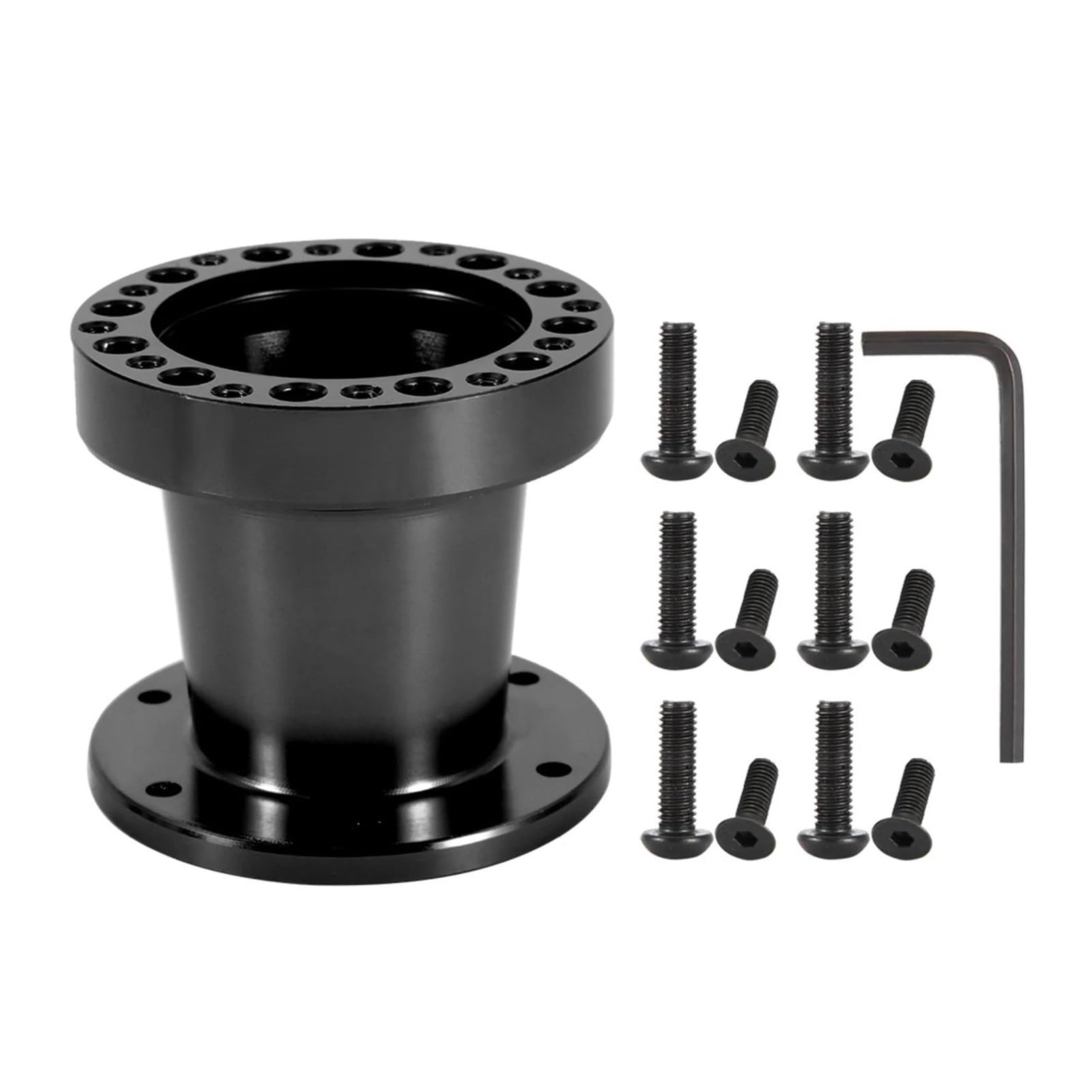 Wheel Spacers Lenkradnaben-Adapter-Kit 2 Farben 3-Zoll-Auto-Lenkradnabe Aluminium-Abstandshalter Lenkradnaben-Adapter-Kit mit Schraubenschlüssel Spurplatten Spurverbreiterung von DZSYANJIASM