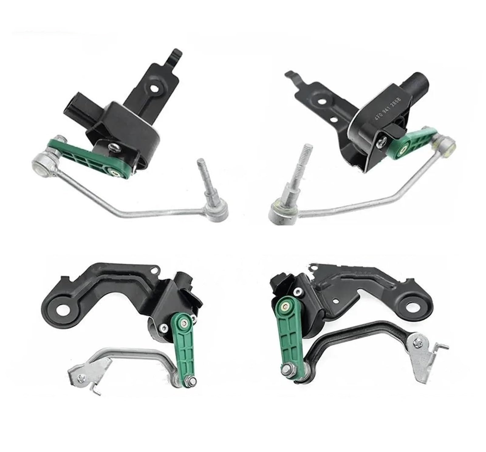 Höhensensor Vorne Hinten Rechts Links Höhe Level Sensor 4F0941286B 4F0941285B 4F0616572D 4F0616571J Für A6 S6 Für Allroad Für Quattro 2005-2011 Luftfederung(1Set) von DZSYBUIGB