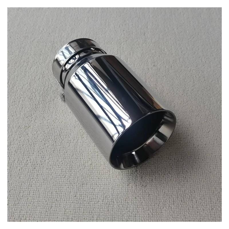 Auspuffblenden 1 STÜCKE 304 Silber Edelstahl Auspuffanlage Schalldämpfer Rohrende Flache Kante Outlet Universal Auspuffrohr Zubehör Auto Auspuffblende(ID 57MM-OD 114MM) von DZSYOHFS