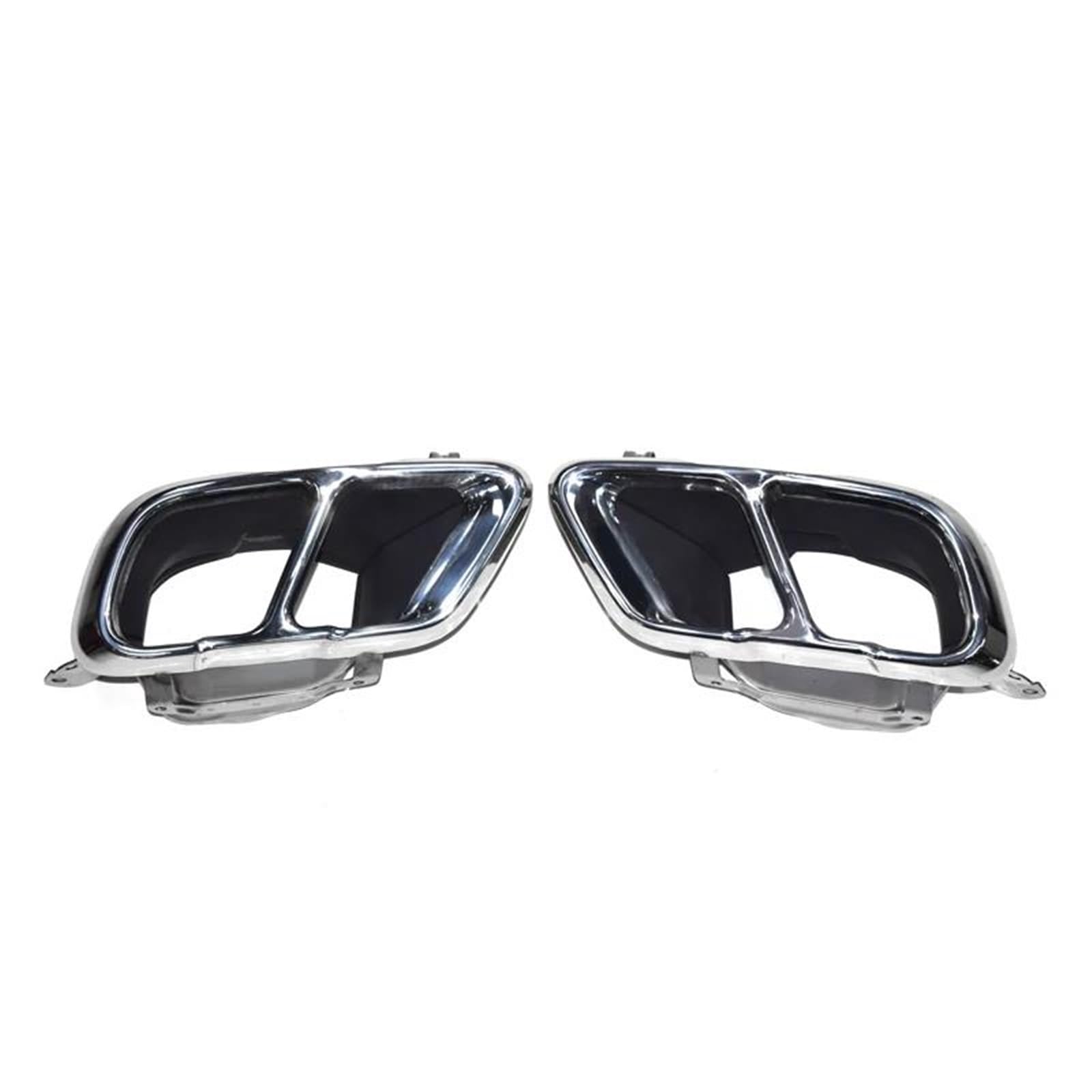 Auspuffblenden Auto-Auspuffblenden Für X5 G05 X6 G06 X7 G07 2020+ Schwarzes Quadrat Edelstahl-Auspuffblende Endrohre Düse Auto Auspuffblende(Silber) von DZSYOHFS