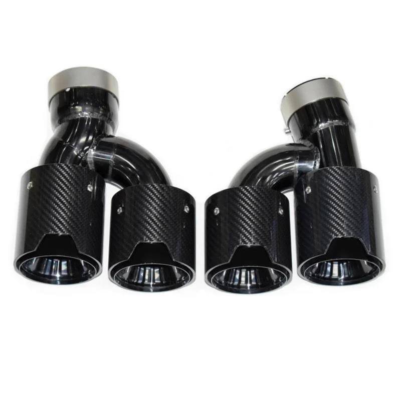 Auspuffblenden Für 2018 2019 2020 2023 Für 5 Series Endrohr G30 G31 Auspuffrohr Modifikation Quad Carbon Fiber Schalldämpfer Spitze Auspuffkopf Auto Auspuffblende(Carbon 8) von DZSYOHFS