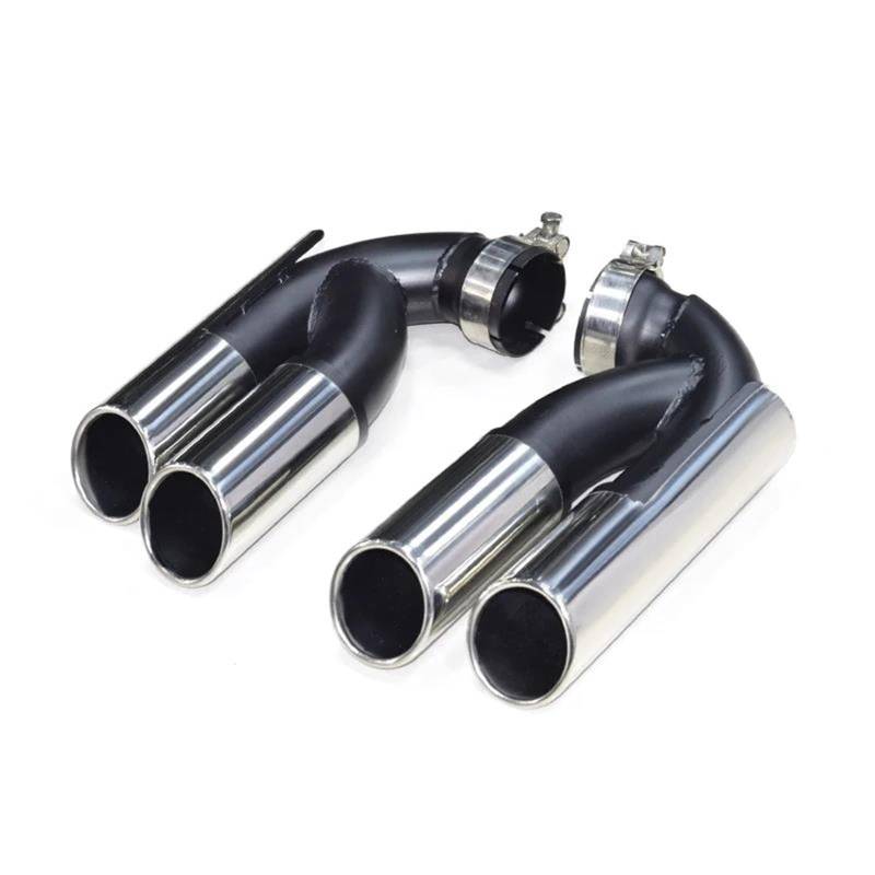 Auspuffblenden Quad-Auspuffblende Für VW Für Touareg Für V6 V8 Upgrade Für W12 Edelstahl-Auspuffanlage Auto-Auspuffrohr Schalldämpferspitze Endrohr Auto Auspuffblende von DZSYOHFS