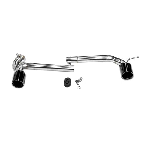 Auspuffblenden Schalldämpferspitze Für Die Hintere Stange Für F30 F31 318i 3er-Upgrade Für MT Für MP 2013+ Doppelauspuff-Endrohr Auto Auspuffblende(Schwarz) von DZSYOHFS