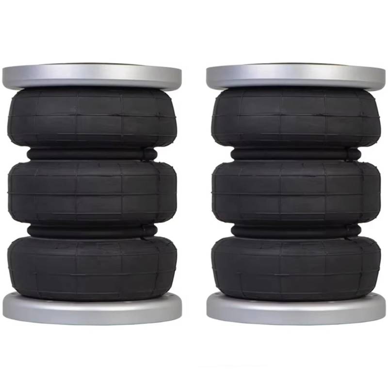 DZWDY Luftfederung Für Autos Universal 2PCS Auto Luftfederung Kit Tasche Pneumatische Stoßdämpfer Mit Aluminium Flansch OEM: 3S2300F von DZWDY