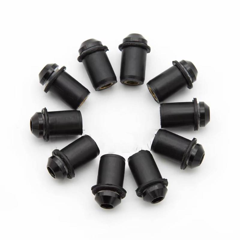 DZWDY Motorrad Schraube Kompatibel Mit CB150R Für CB190R Für CB300 Für CB500 Für CB600 Für CB650F Motorradschrauben Befestigungsteil Motorrad-Windschutzscheibenschrauben Schraubenmutter(Black) von DZWDY
