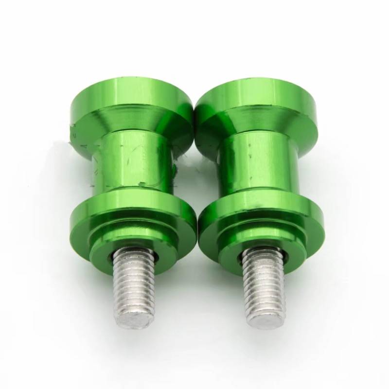 DZWDY Motorrad Schraube Kompatibel Mit CB750 Für Hornet Für CB700 2023. Motorrad-Aluminium-Schwingenspulenschieber. Motorrad-Schwingenständerschraube. Zubehör(Green) von DZWDY