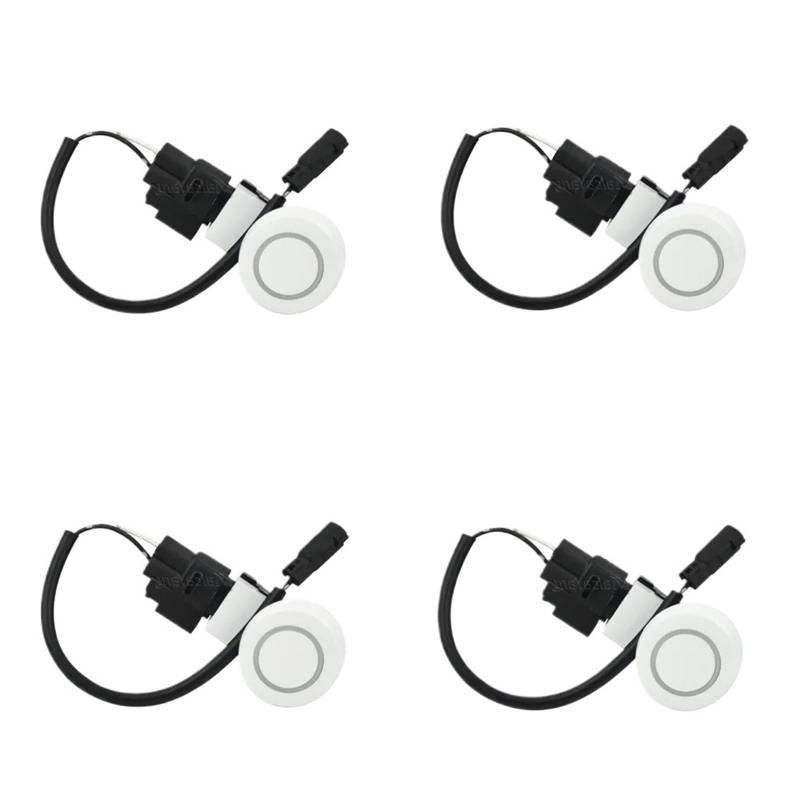 DZWDY Parkassistent PDC Sensor Kompatibel Mit Lexus Für Rx300 Rx330 Rx350 2006 2007 2008 4 Stück Autozubehör Pdc Parkabstandssensor Rückfahrassistent Pz36200205(White) von DZWDY