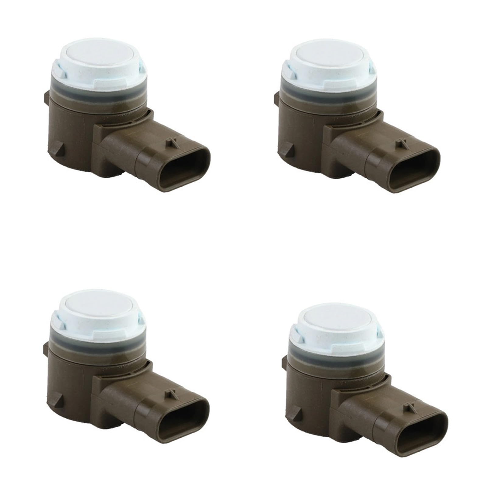 DZWDY Parkassistent PDC Sensor Kompatibel Mit Tesla Für 3 S X Y Auto Einparkhilfe Sensor Reverse Assist Pdc Auto Einparkhilfe Stoßstange Sensor 112750311d(Brown,4pcs) von DZWDY