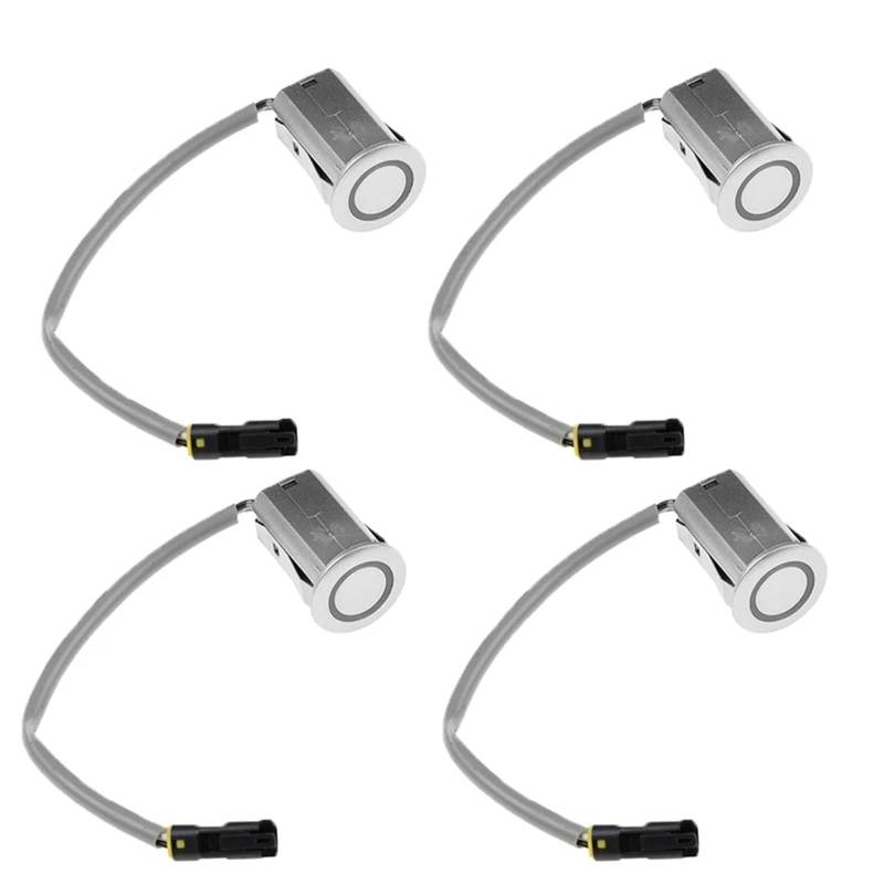 DZWDY Parkassistent PDC Sensor Kompatibel Mit Toyota Für Camry 2.0l 2.4l 2004–2006 Für Land Für Cruiser Für Prado 4.0l Grj120 2003–2010 Auto-Parksensor Pz36200208(White,4pcs) von DZWDY