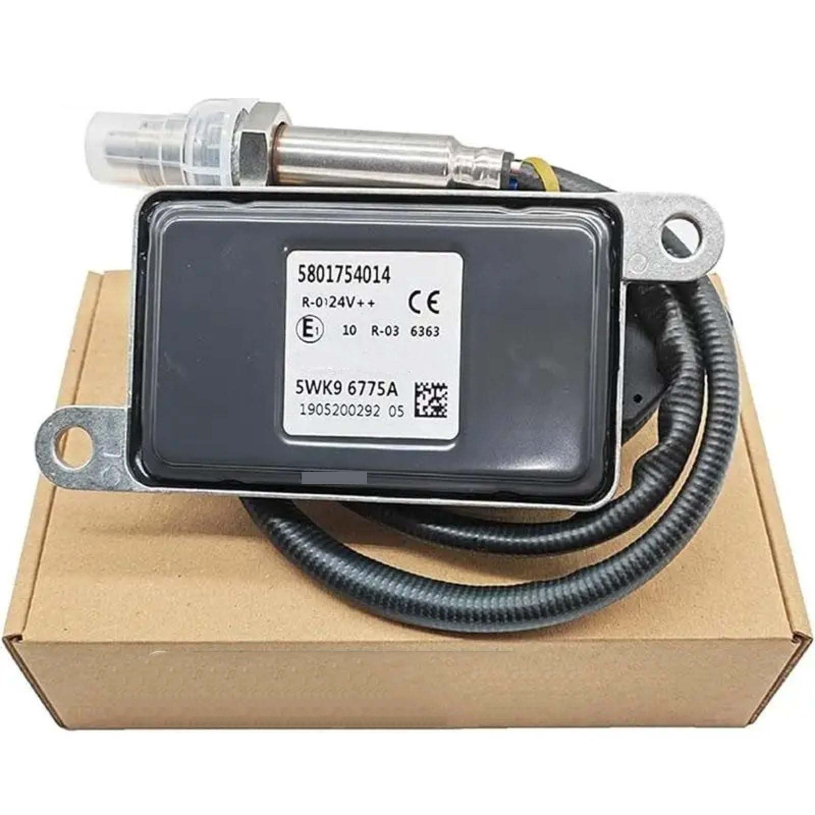 DZWDY Stickoxidsensor Autoteile Stickstoff-Sauerstoff-Sensor NOx-Sensorsonde OE: 5801754014 5WK96775A 24V Abgaserkennung Nox-Sensor DZWDY Stickoxidsensor Autoteile Stickstoff-Sauerstoff-Sensor NOx-Sensorsonde OE: 5801754014 5WK96775A 24V Abgaserkennung Nox-Sensor von DZWDY