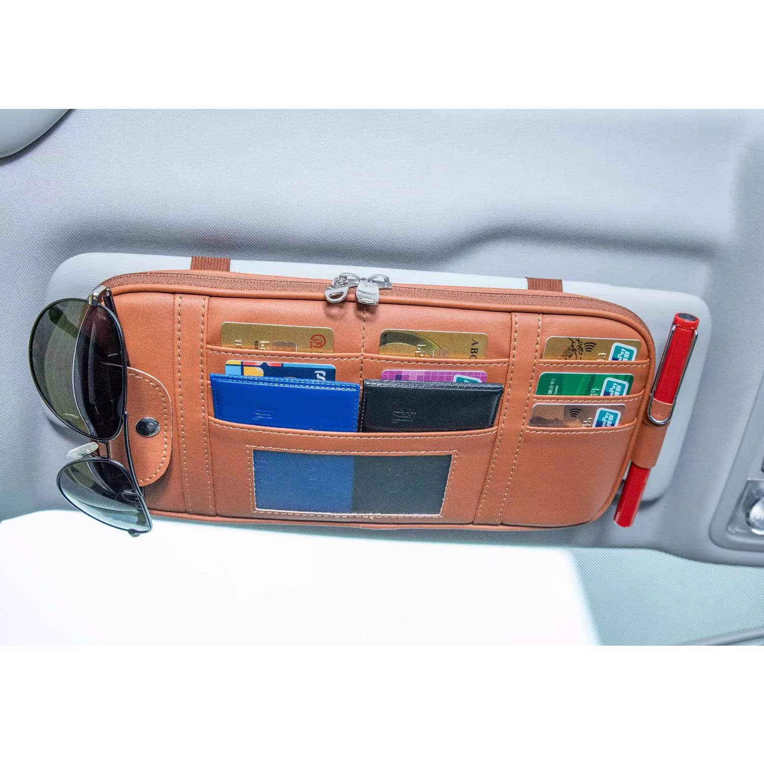Da by sonnenblenden Organizer,sonnenblenden Organizer,Car Sun Visor Organizer,Auto Sonnenblende Organizer,car Sun Visor Organizer,Brown Da by sonnenblenden Organizer,sonnenblenden Organizer,Car Sun Visor Organizer,Auto Sonnenblende Organizer,car Sun Visor Organizer,Brown von Da by