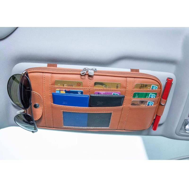 Da by sonnenblenden Organizer，sonnenblenden Organizer，Car Sun Visor Organizer,Auto Sonnenblende Organizer，car Sun Visor Organizer，Brown von Da by