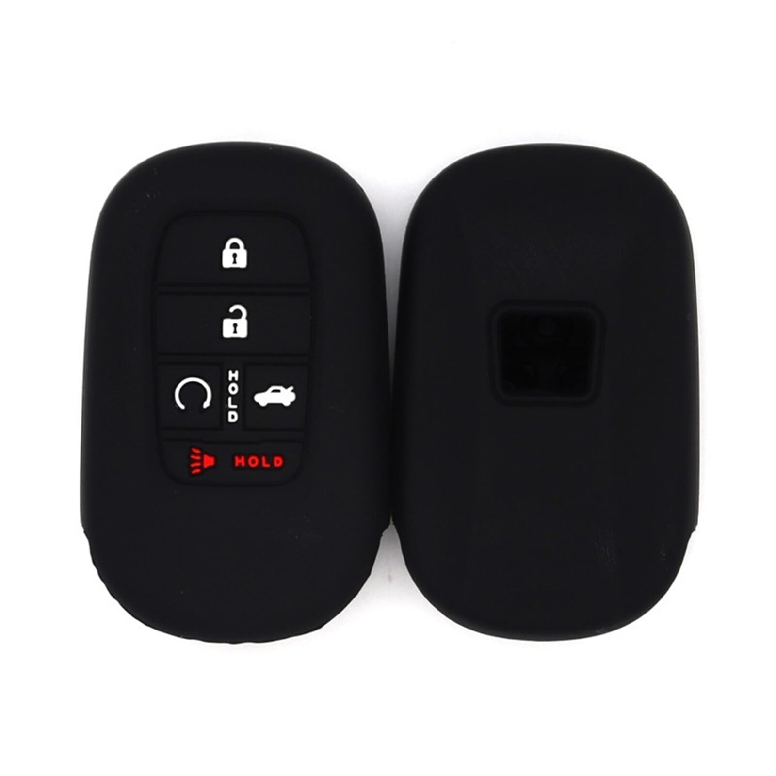 2 Stück Smart Key Fob Covers Weiche Silikon Shell Button Pad Außenabdeckung Keyless Entry Kompatibel mit Honda 2022 Civic Accord von DaMohony