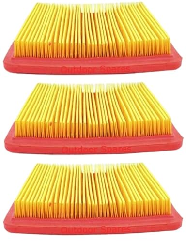 Daaxing 1/3/6 Stück Ersatz-Luftfilter, Luftfilter passend für Mountfield RM45, SP533 SP536 SP504 Rasenmäher Teile Zubehör (3 Stück) von Daaxing