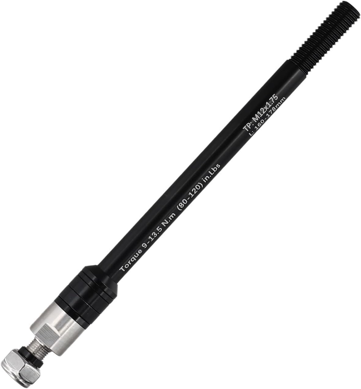 Daaxing Anspruchsvoller Fahrradanhänger Steckachsenadapter, Länge 215 mm, Gewindelänge 36 mm (P1,75) von Daaxing