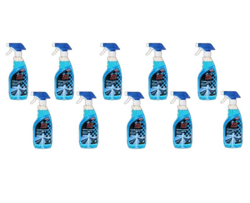 Dahlmann Tools/Extreme Clean 10x 500ml Auto Scheibenenteiser Enteiser Spray Auto Scheibenfrostschutz bis -40°C 5 Liter von Dahlmann Tools/Extreme Clean