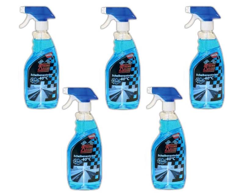 Dahlmann Tools/Extreme Clean 5X 500ml Auto Scheibenenteiser Enteiserspray Scheibenfrostschutz -40°C 2,5 Liter von Dahlmann Tools/Extreme Clean